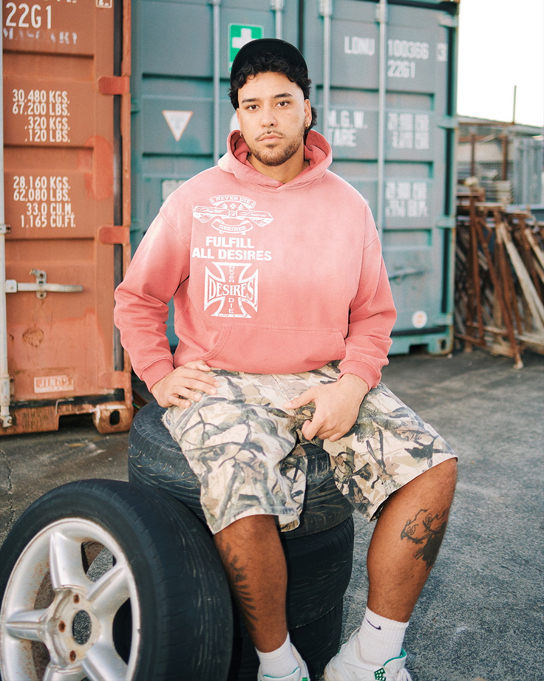 Pink Faded Hoodie